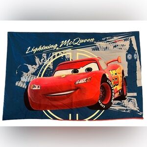 Disney Pixar Cars 2 Finn McMissile Lightening McQueen Double Sided Pillow